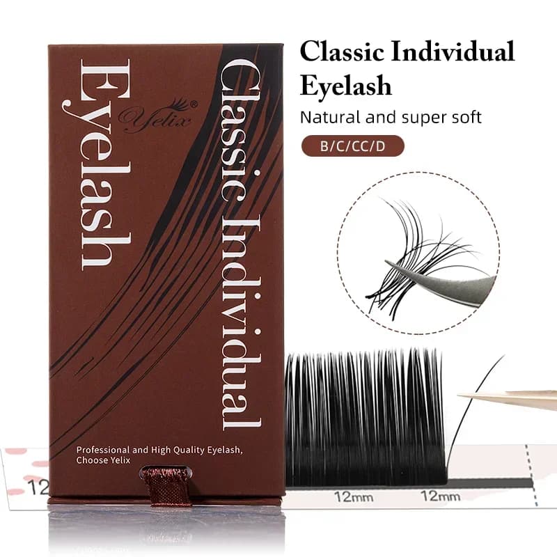 Super Matte Classic Individual Eyelash Extensions 0.18mm