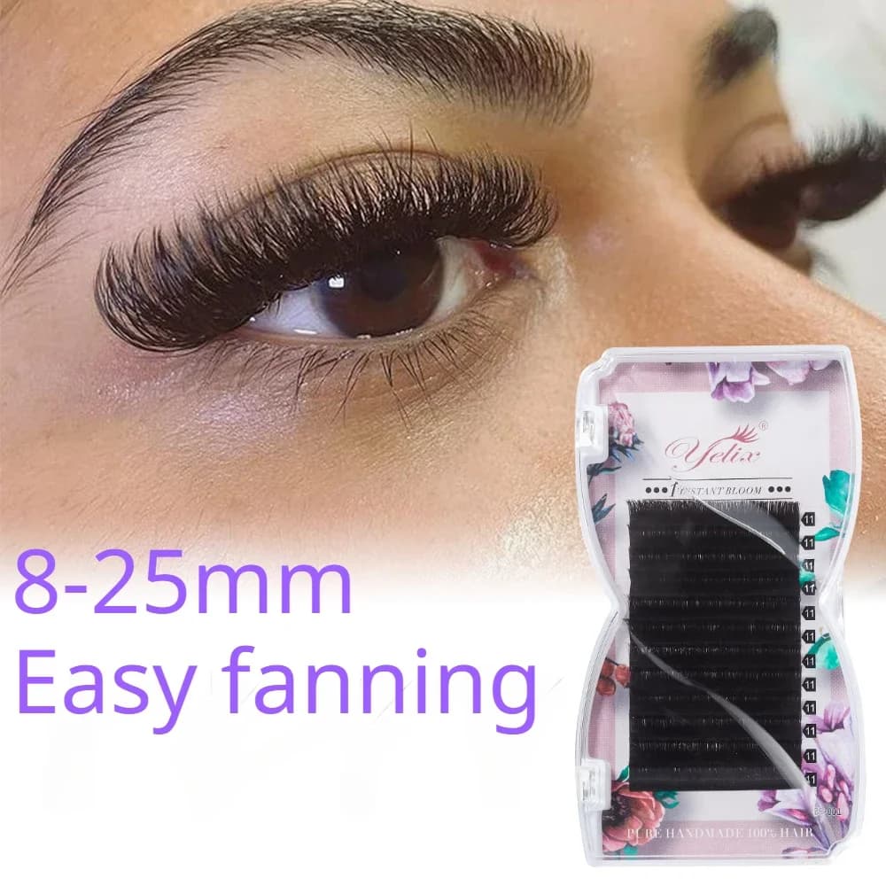 Easy Fanning Eyelash Extensions 0.07mm 8-25mm