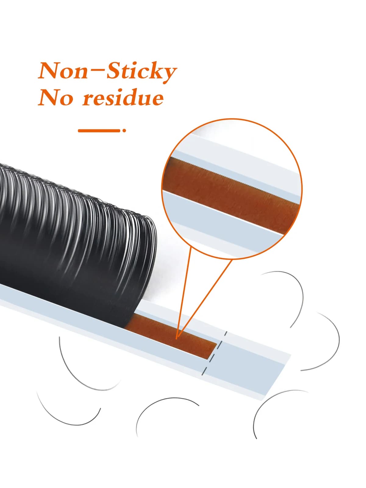 Black Classic Individual Silk Eyelash Extensions 12 Rows