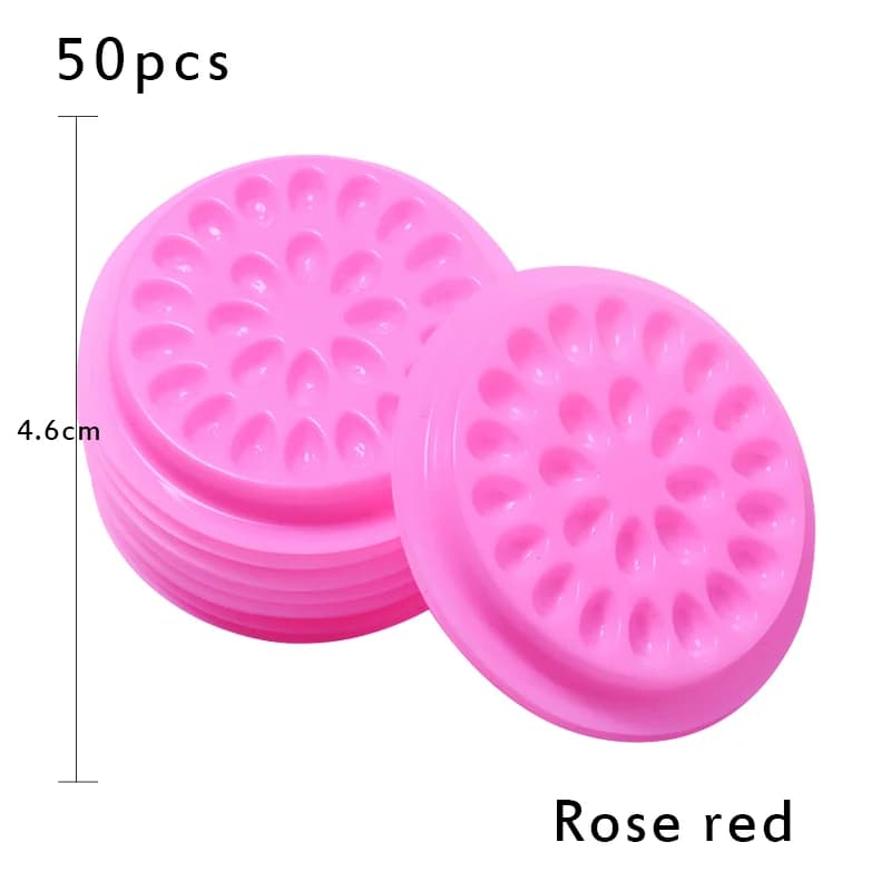 Flower Shape Plastic Glue Holder for Eyelash Extensions