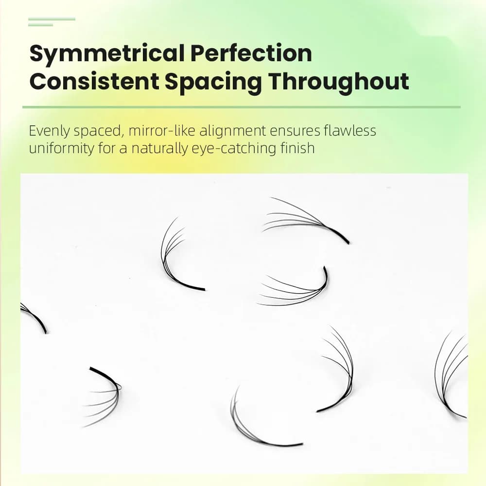 Narrow 4D W Shape Premade Volume Fan Eyelash Extensions