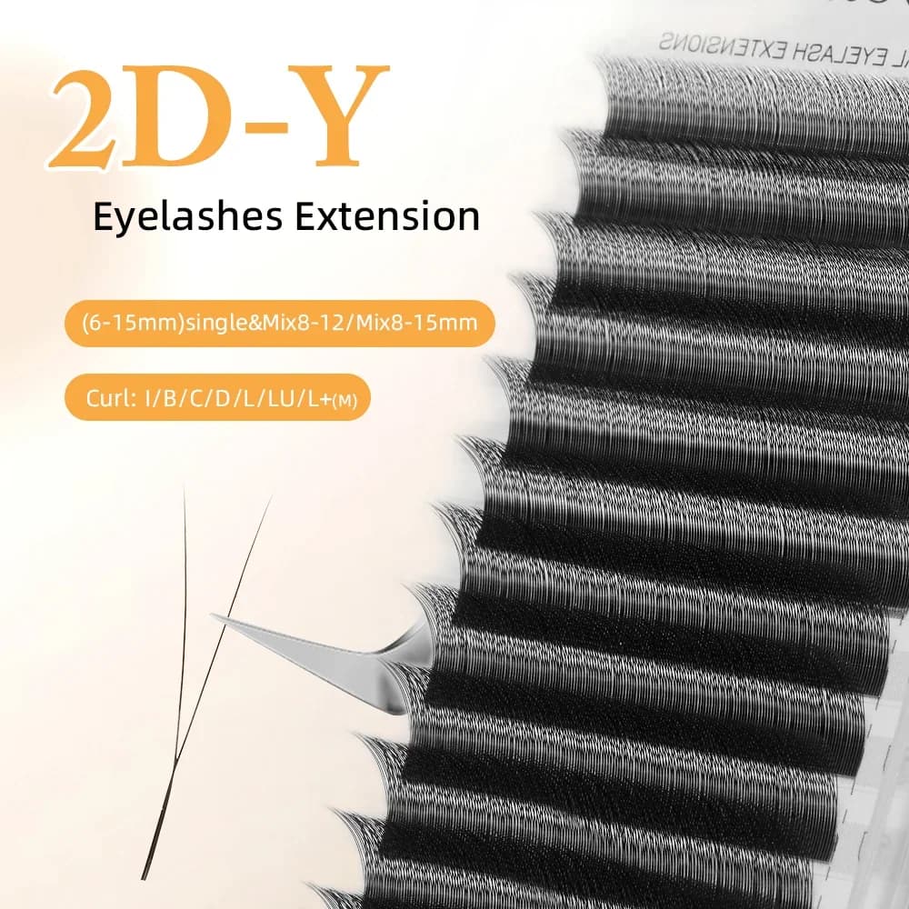 2D Y and YY Single Double Tip Premade Fans