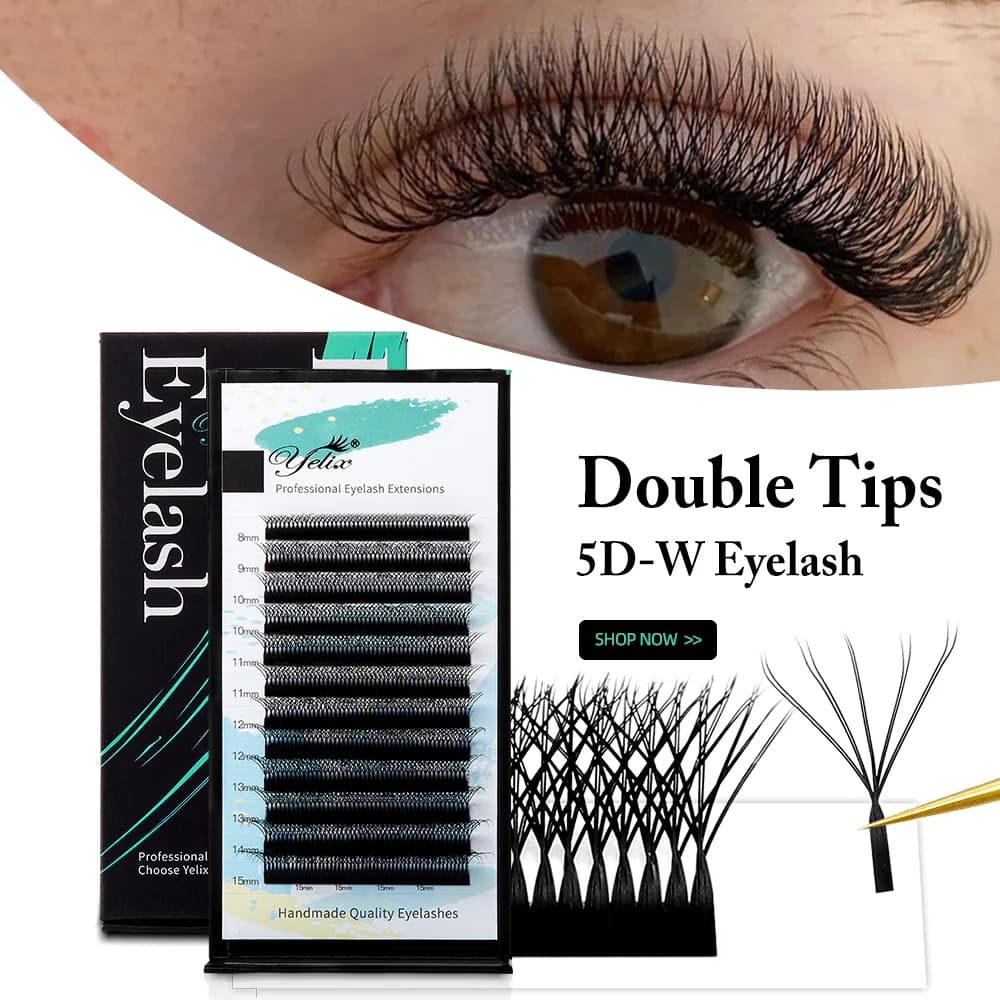10D-W Double Layer W Shape Premade Volume Fans
