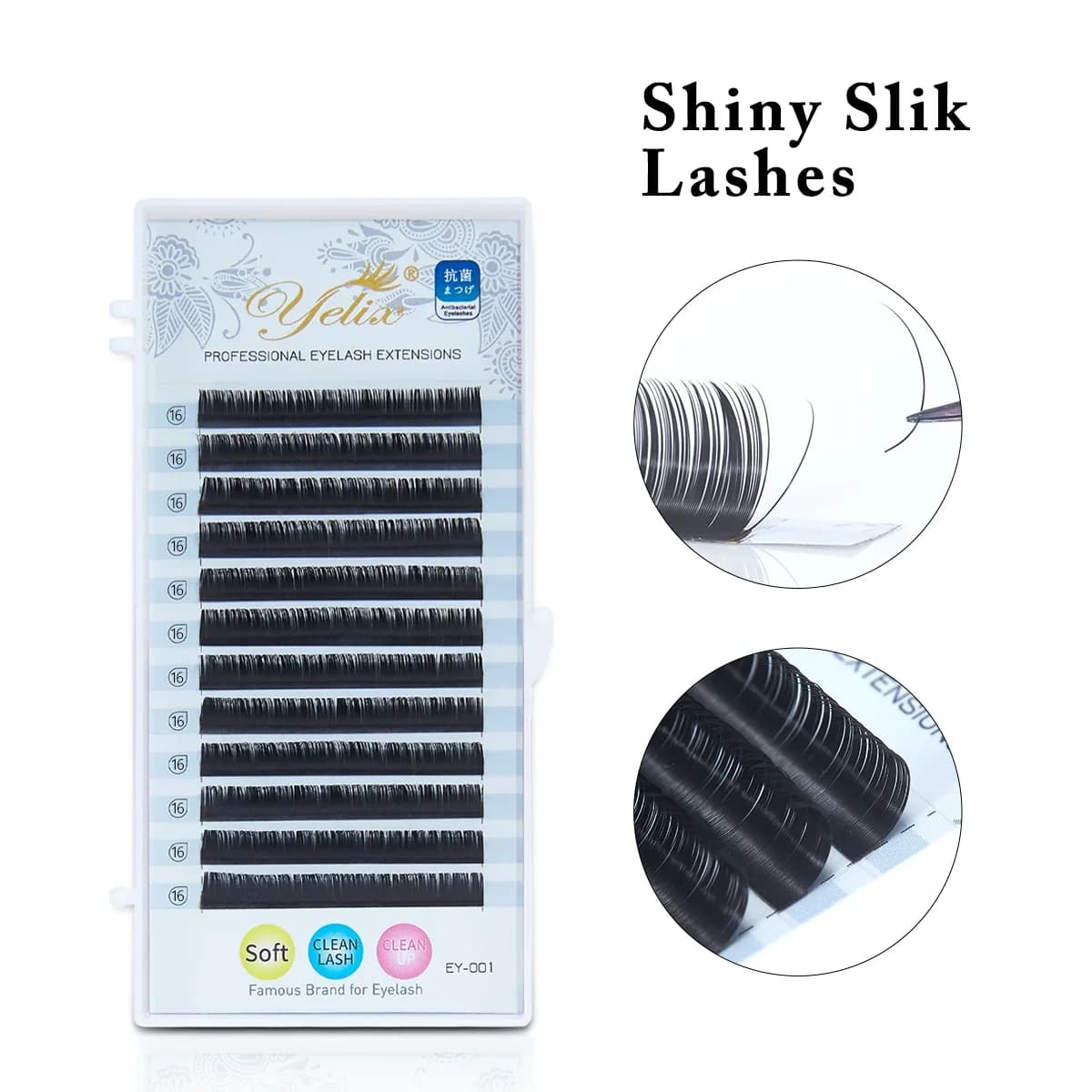 Silk Individual Eyelash Extensions for Russian Volume