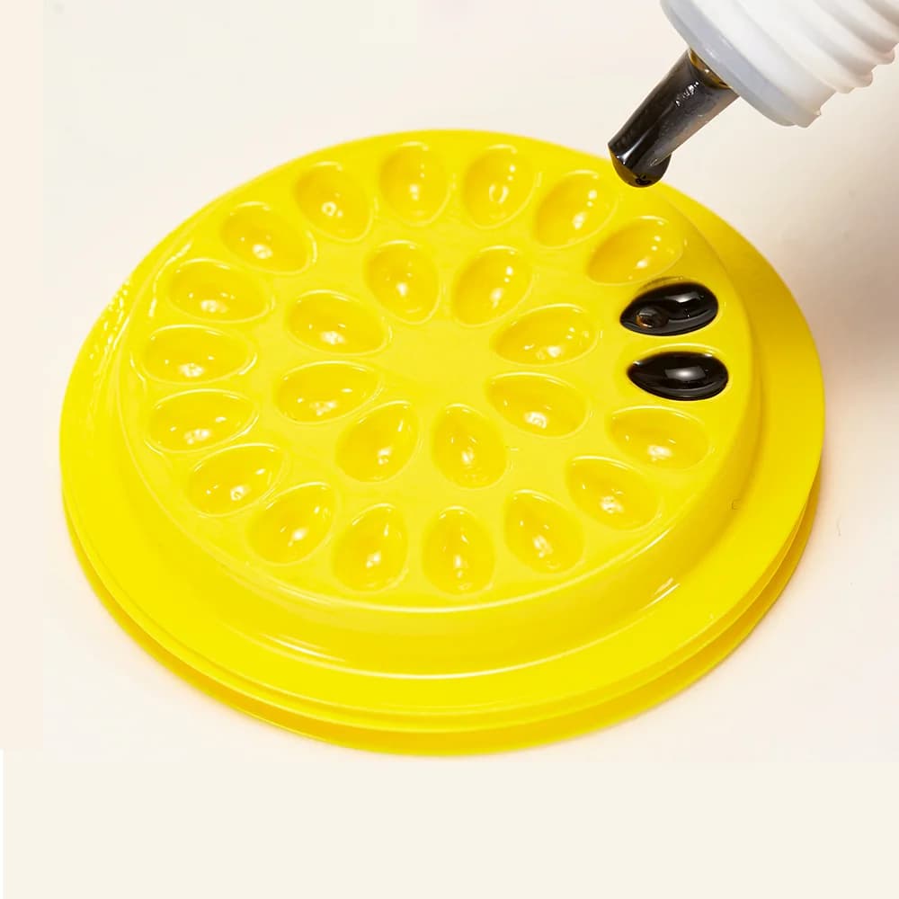 Flower Shape Plastic Glue Holder for Eyelash Extensions