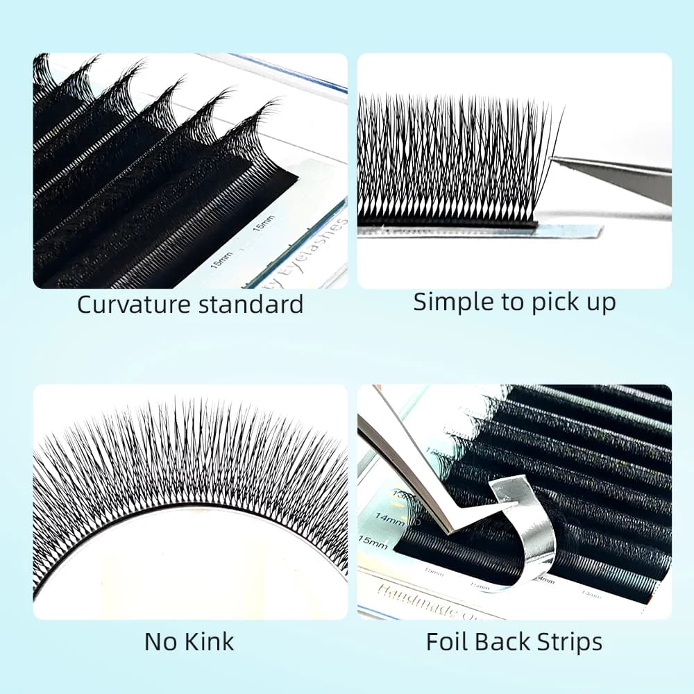 Narrow 5D W-Shape Premade Volume Fan Eyelash Extensions