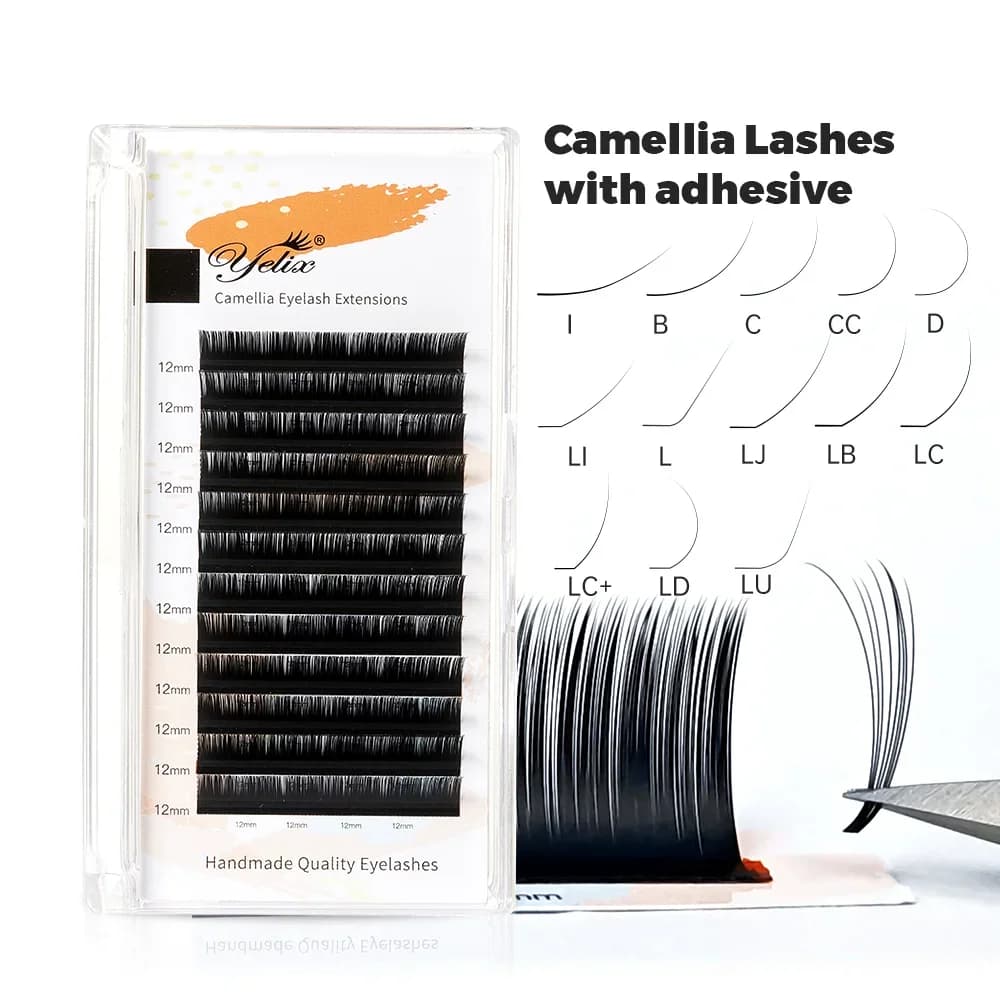 Camellia Bloom LB LJ Curl Individual Eyelash Extensions