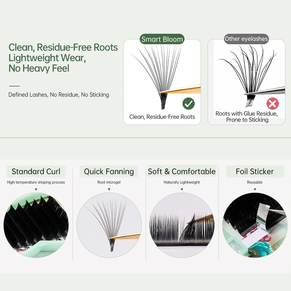 Smart Bloom Seamless Root Easy Fan Volume Lashes