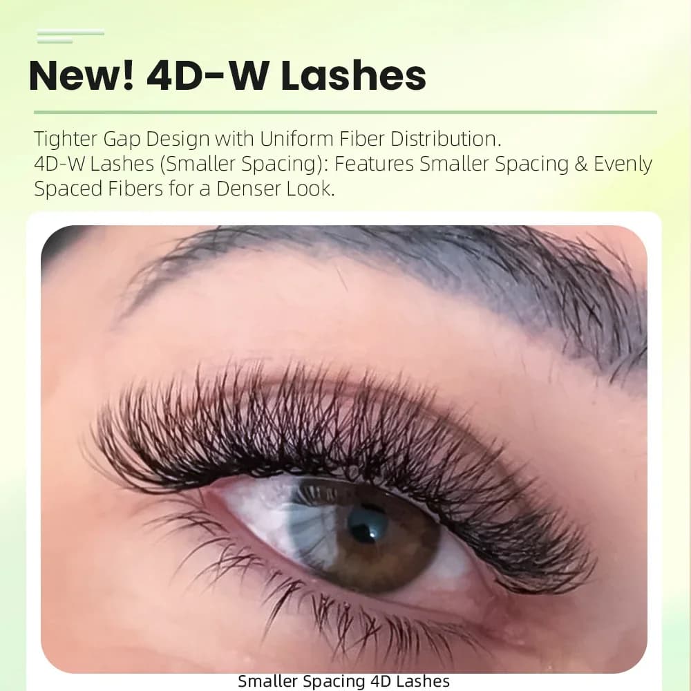 Narrow 4D W Shape Premade Volume Fan Eyelash Extensions