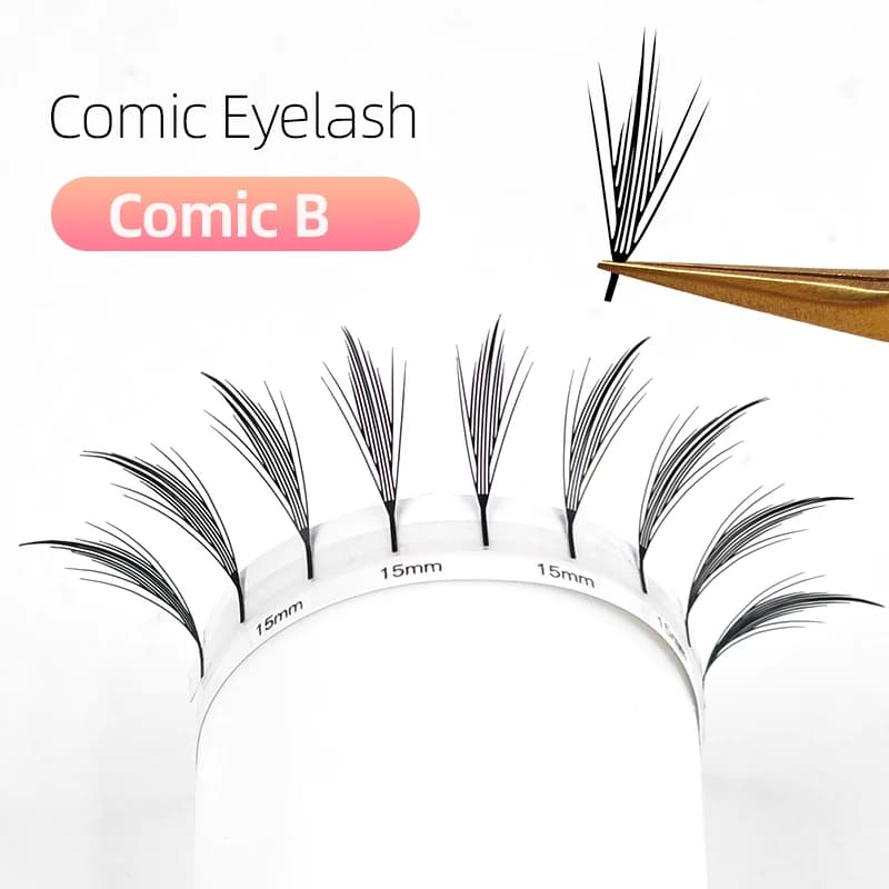 Feather Shape Spire Individual Brazilian Volume Lashes