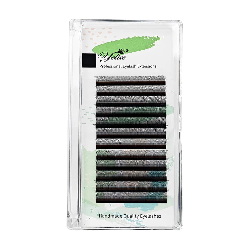 Fox Y Shape B/C Curl Premade Fan Lashes Mix 8-13mm