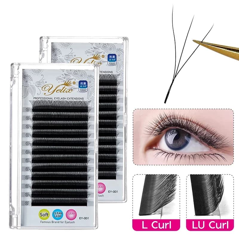 3D W Shape Premade Volume Fan Eyelash Extensions