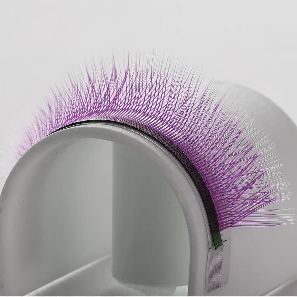 Purple Colored YY Premade Volume Fans