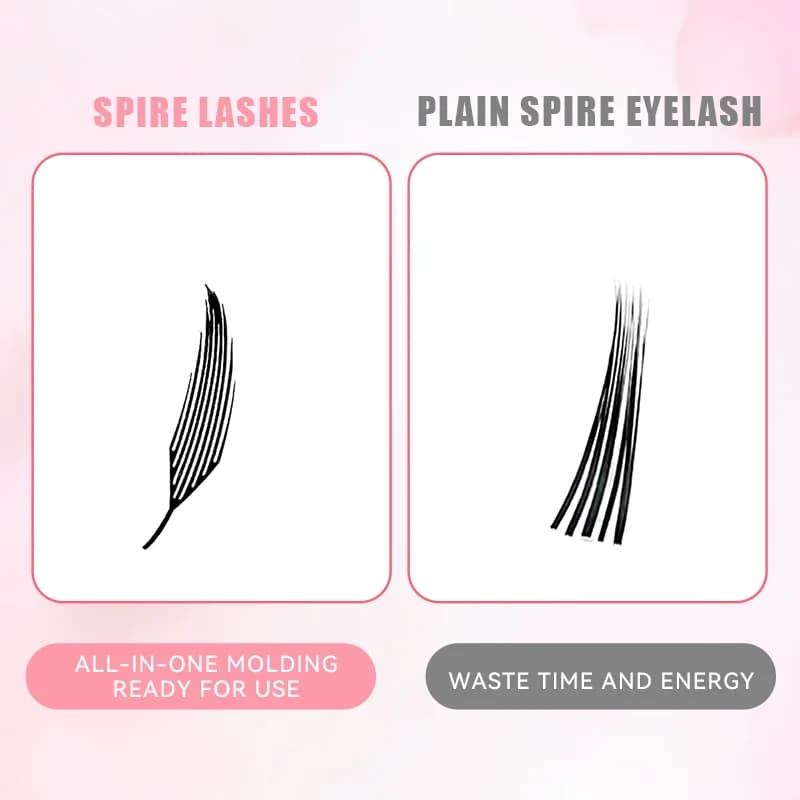 Feather Shape Spire Individual Brazilian Volume Lashes