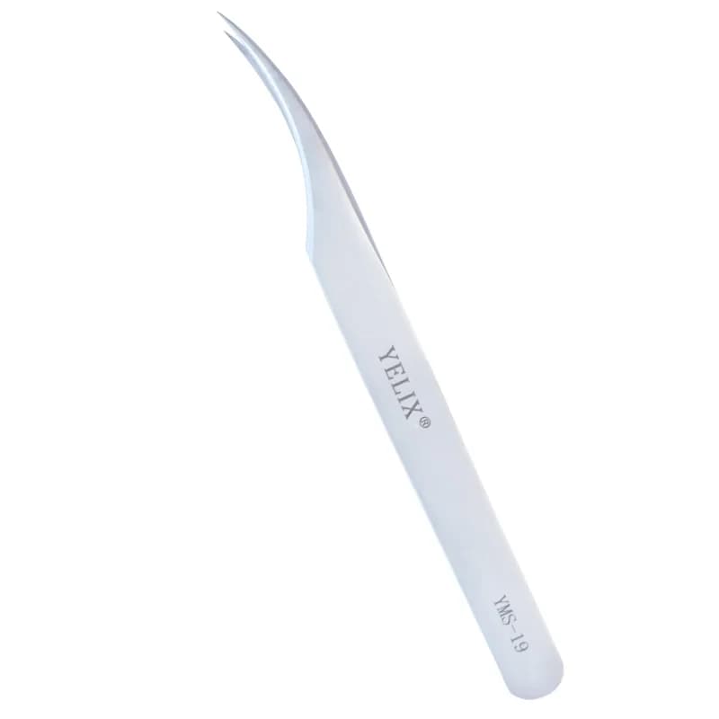 Golden Stainless Steel Isolation Lash Tweezers