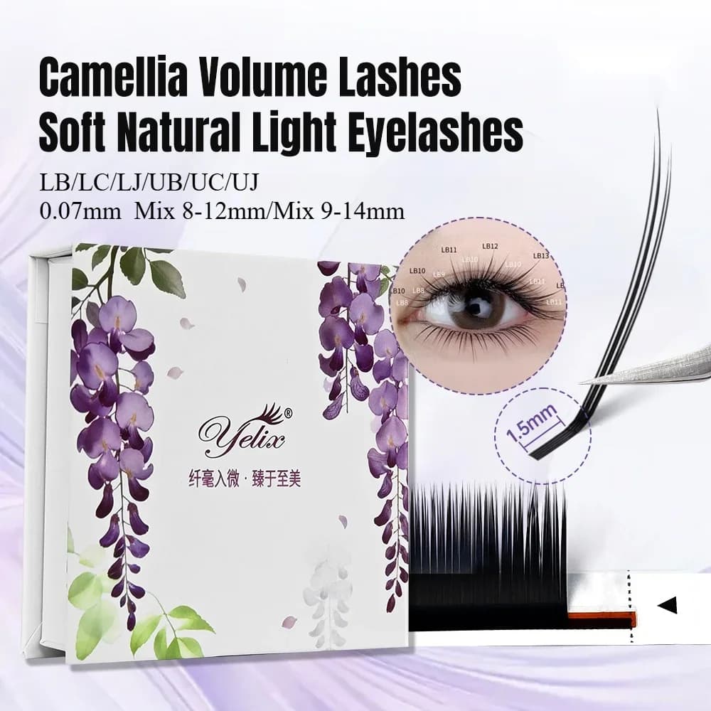 Short Root Upturned Camellia Volume Lash Extensions