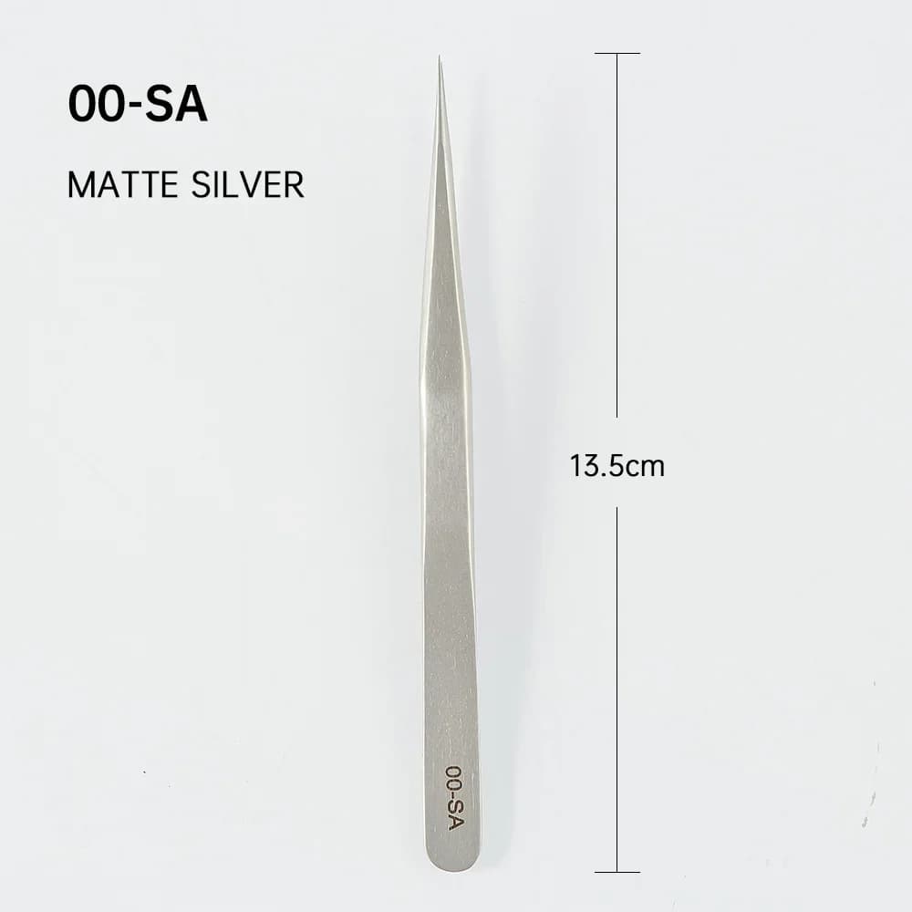 Golden Stainless Steel Isolation Lash Tweezers