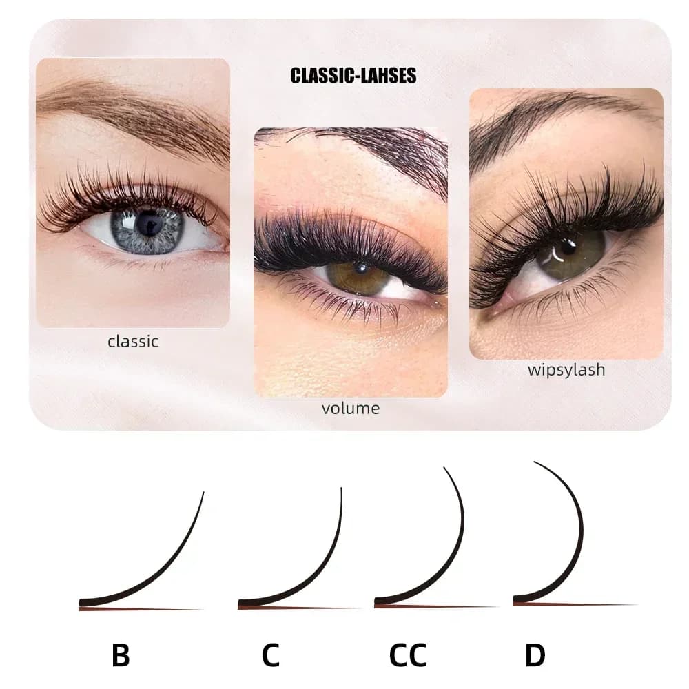 Super Matte Classic Individual Eyelash Extensions 0.18mm