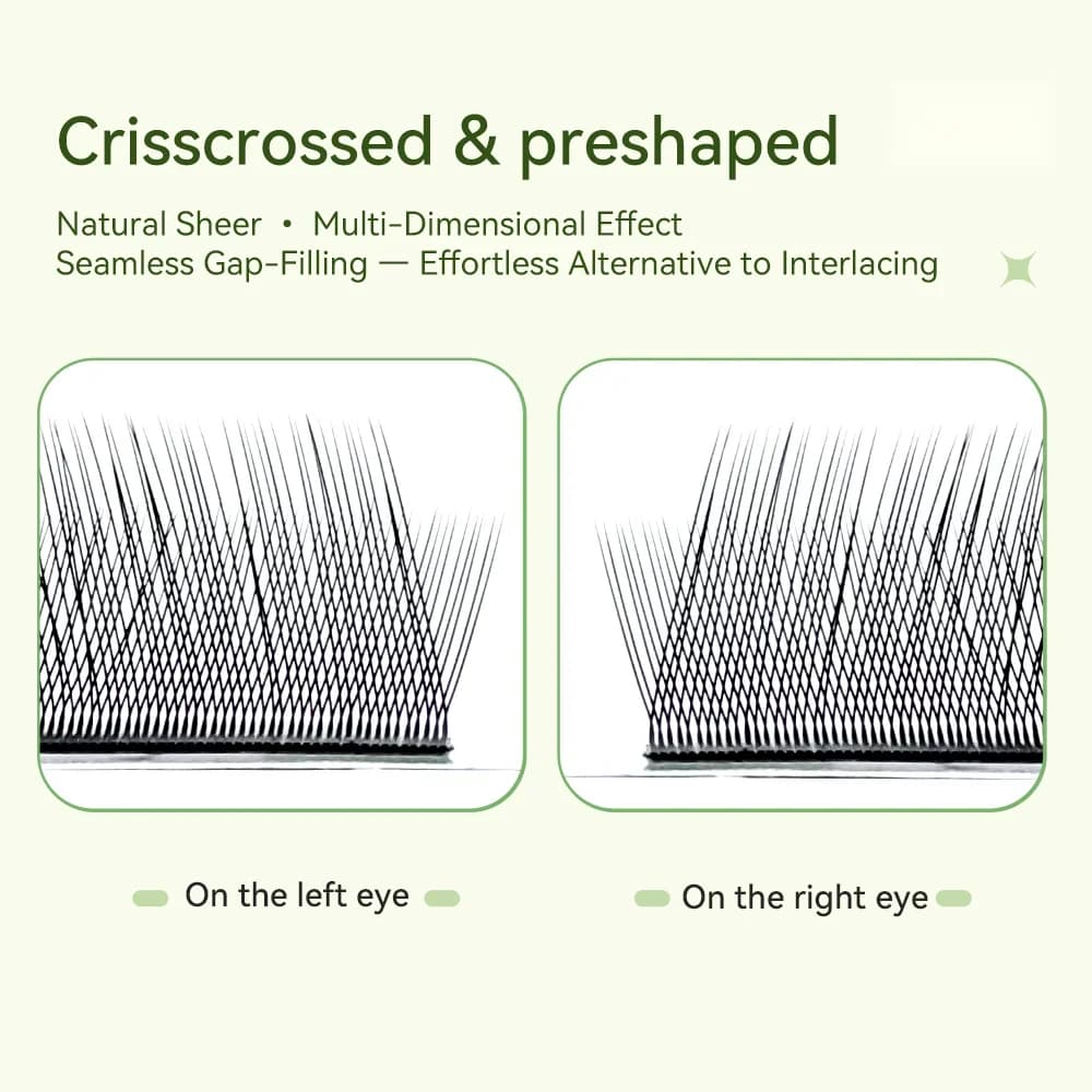 Fox Y Shape B/C Curl Premade Fan Lashes Mix 8-13mm