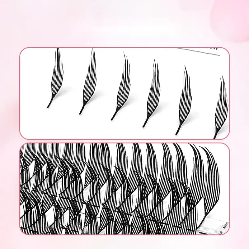 Feather Shape Spire Individual Brazilian Volume Lashes