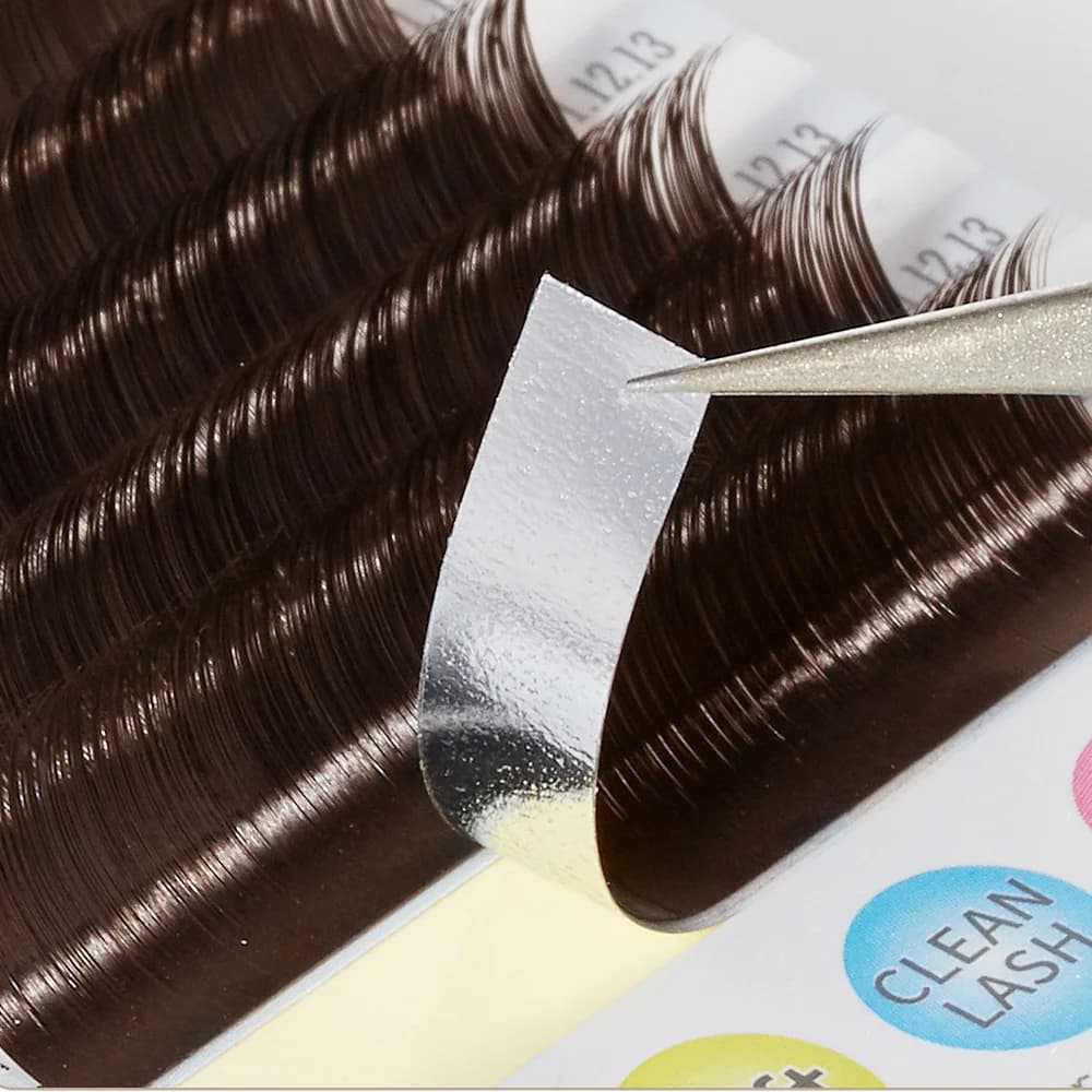 Dark Brown Easy Bloom Volume Eyelash Extensions