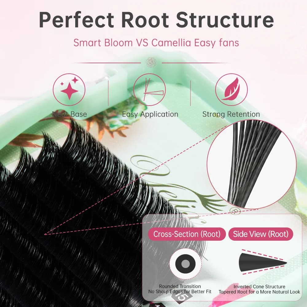 Easy Fanning Smart Bloom Mixed Length Lashes