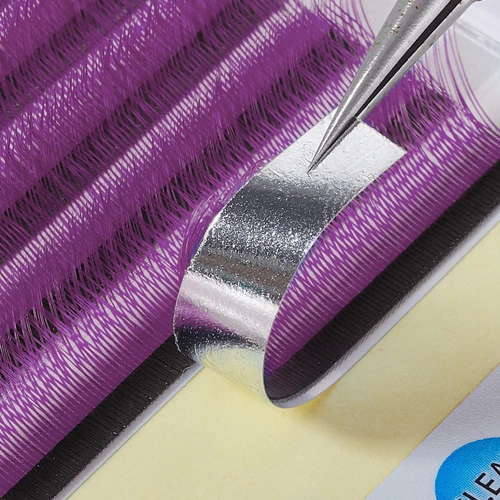 Purple Colored YY Premade Volume Fans