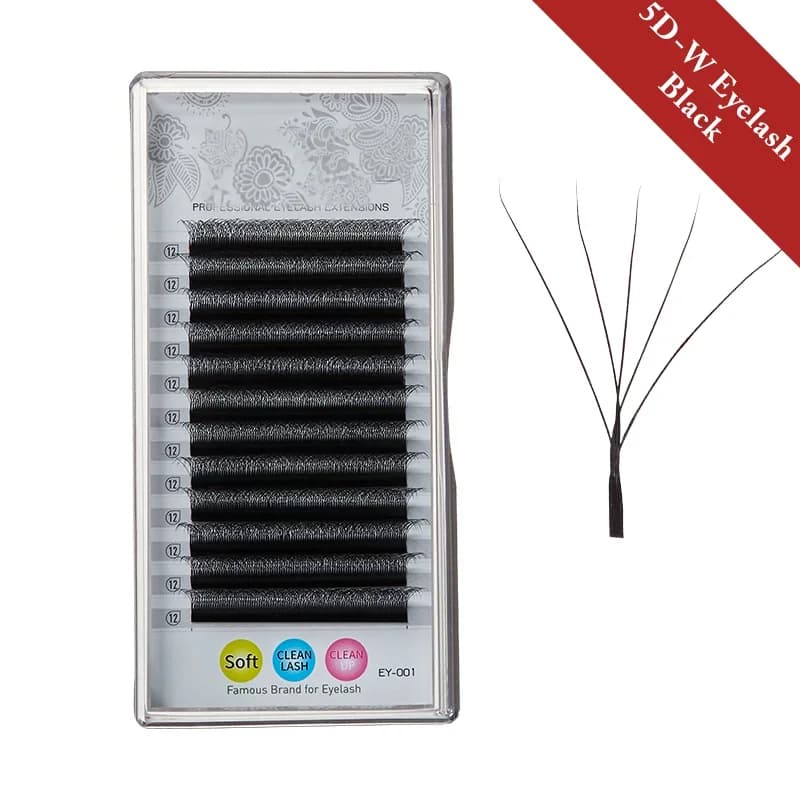 5D W Shape Premade Volume Fans C/D/L/M Curl