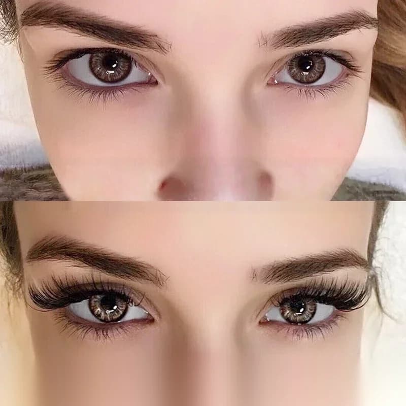 Short Lower Bottom Eyelash Extensions 6-8mm