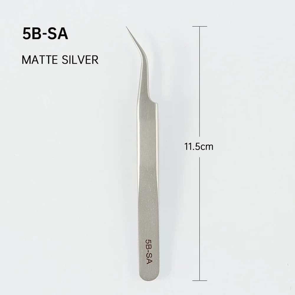 Golden Stainless Steel Isolation Lash Tweezers