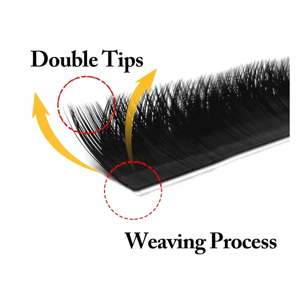 V-Shape Auto Fan Blooming Lashes Mix 8-15mm