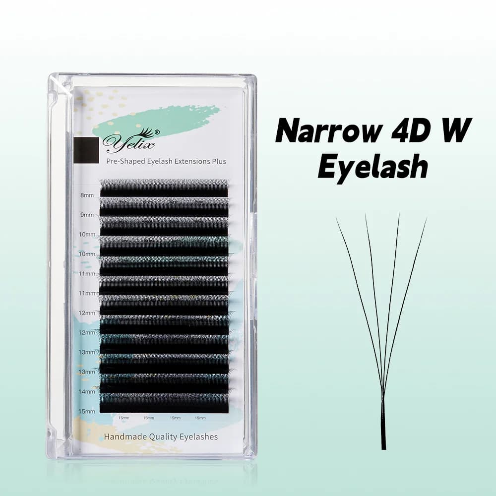 V Shape Narrow 3D/4D/5D W Small Fan Volume Lashes