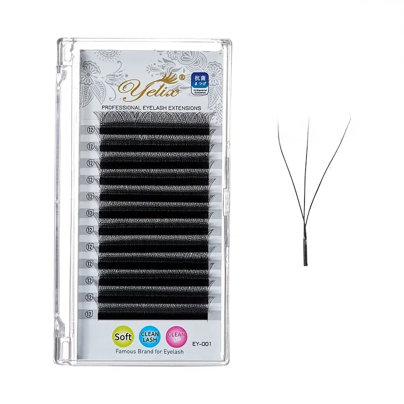 W-Shape 3D Premade Volume Fan Eyelash Extensions