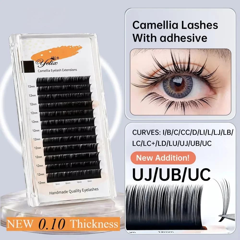 Camellia Self-Making Volume Lash Extensions with Adhesive