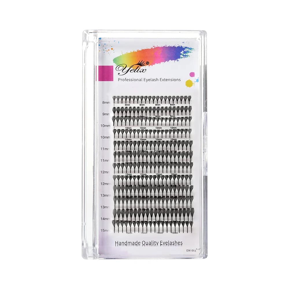 10 Cases Natural Soft Spire Shape Individual Eyelash Extensions