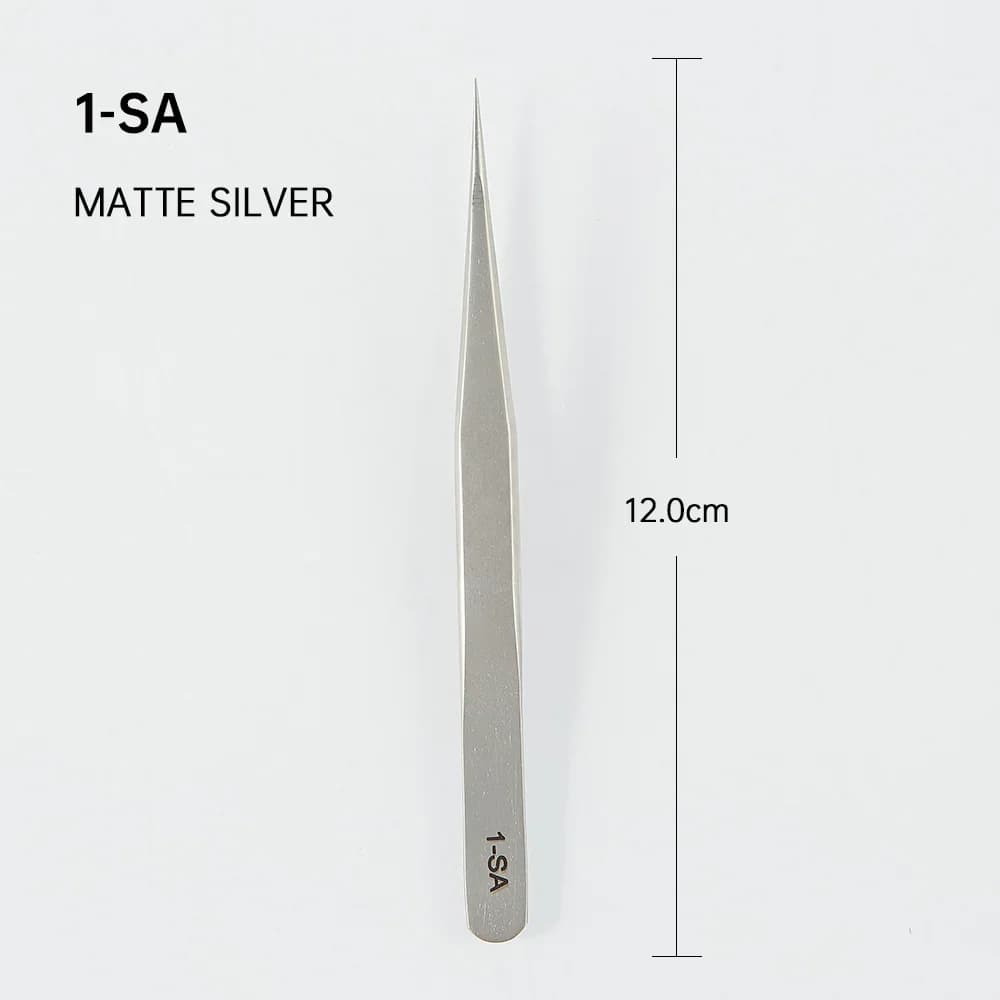Golden Stainless Steel Isolation Lash Tweezers