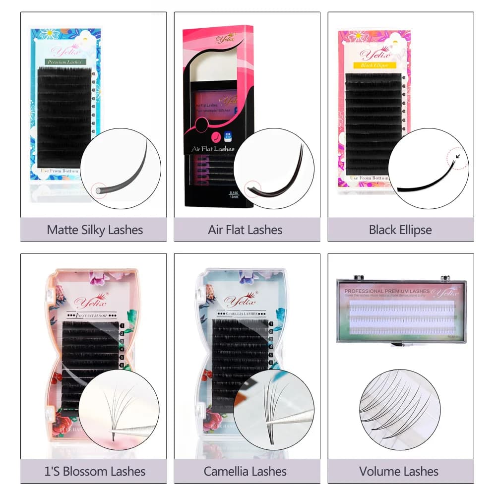 Custom Private Label Eyelash Extension Packaging