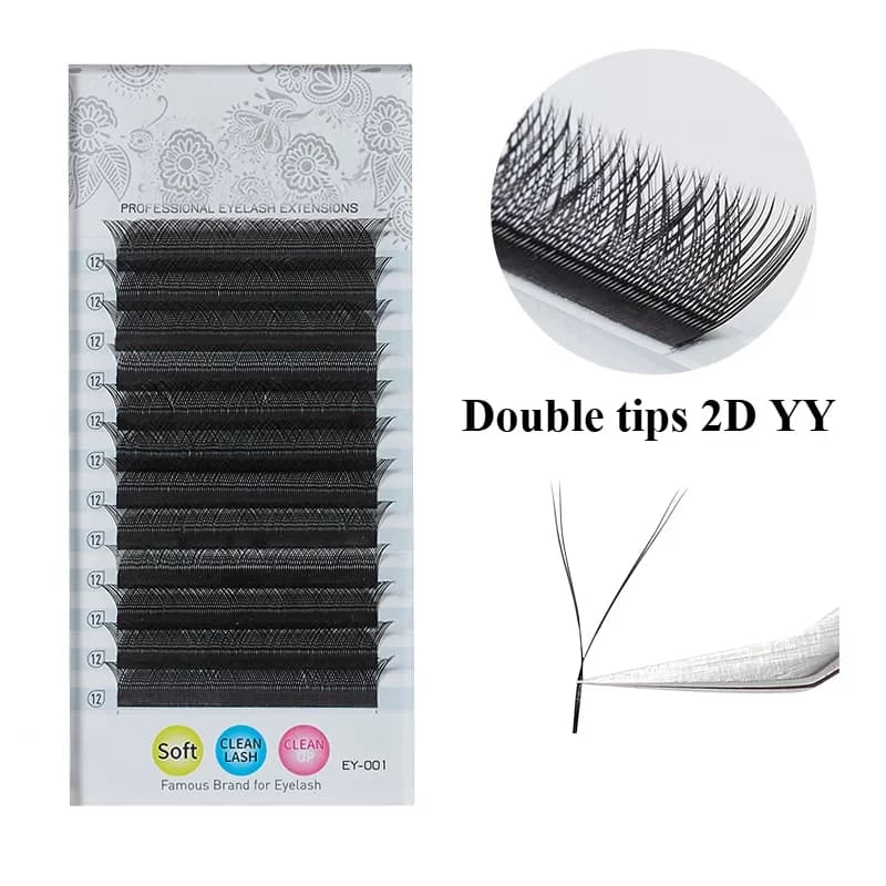 2D Y Premade Volume Fan Ultra Thin Lashes
