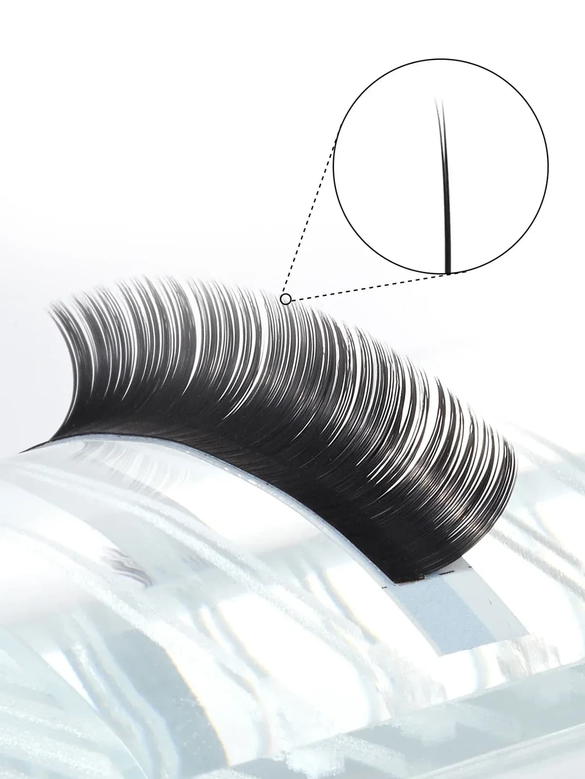 Classic Ellipse Flat Matte Natural Lash Extensions