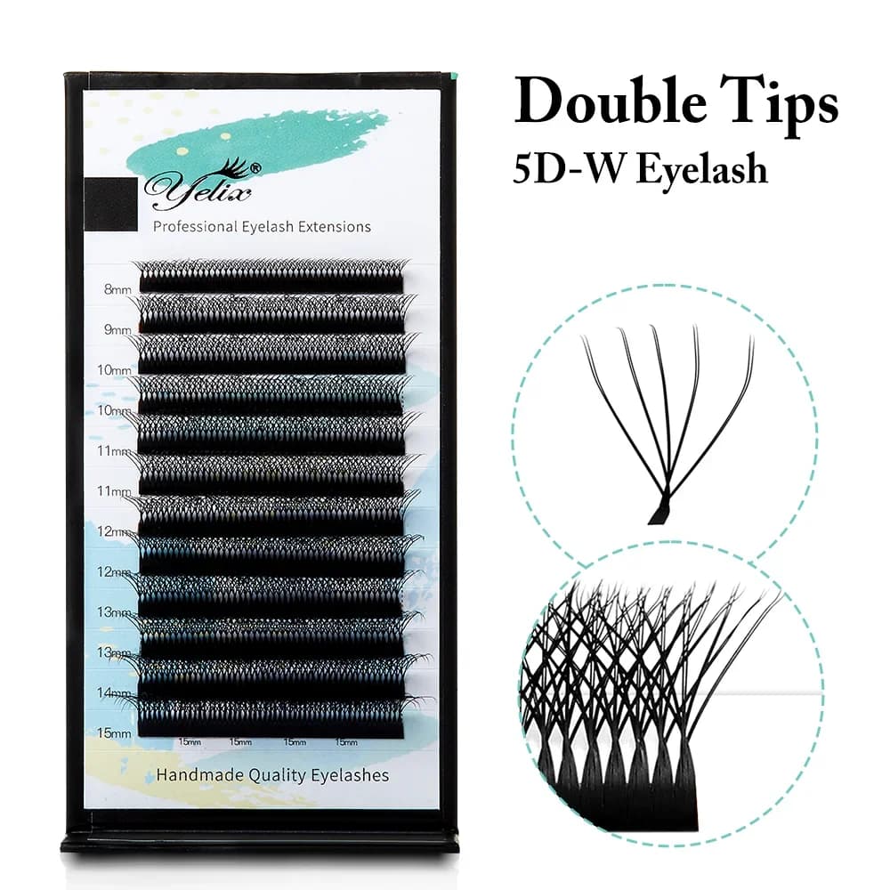 10D-W Double Layer W Shape Premade Volume Fans