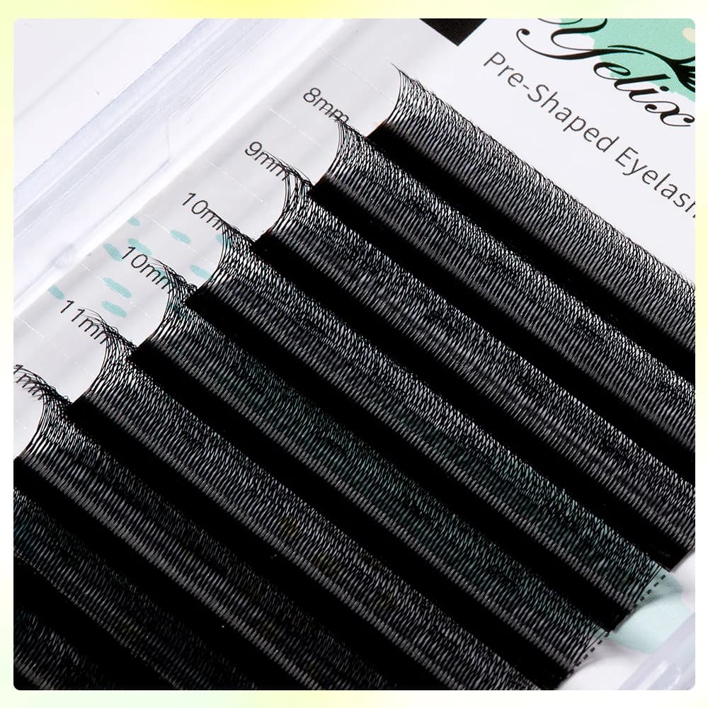 Narrow 4D W-Shape Eyelash Extensions, 5 Cases