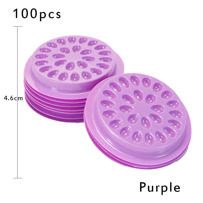 Flower Shape Plastic Glue Holder for Eyelash Extensions