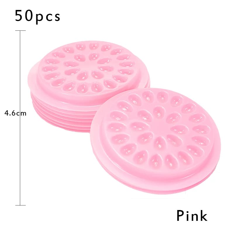 Flower Shape Plastic Glue Holder for Eyelash Extensions