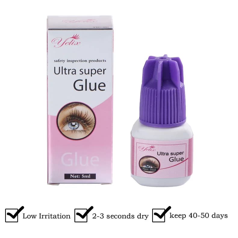 Black Waterproof Adhesive Glue for Individual Eyelashes