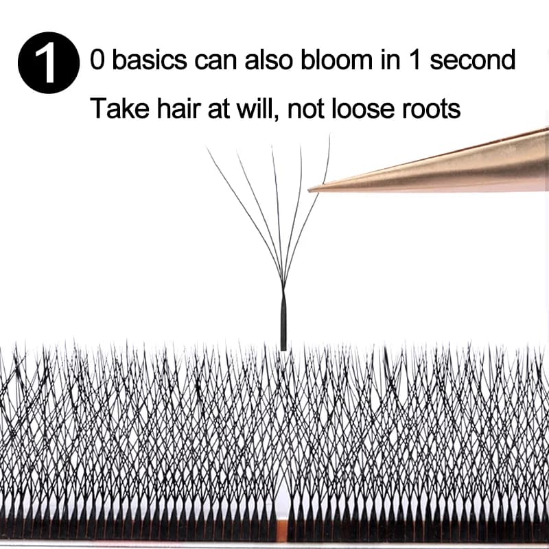 5D W Shape Mega Volume Premade Dense Fans
