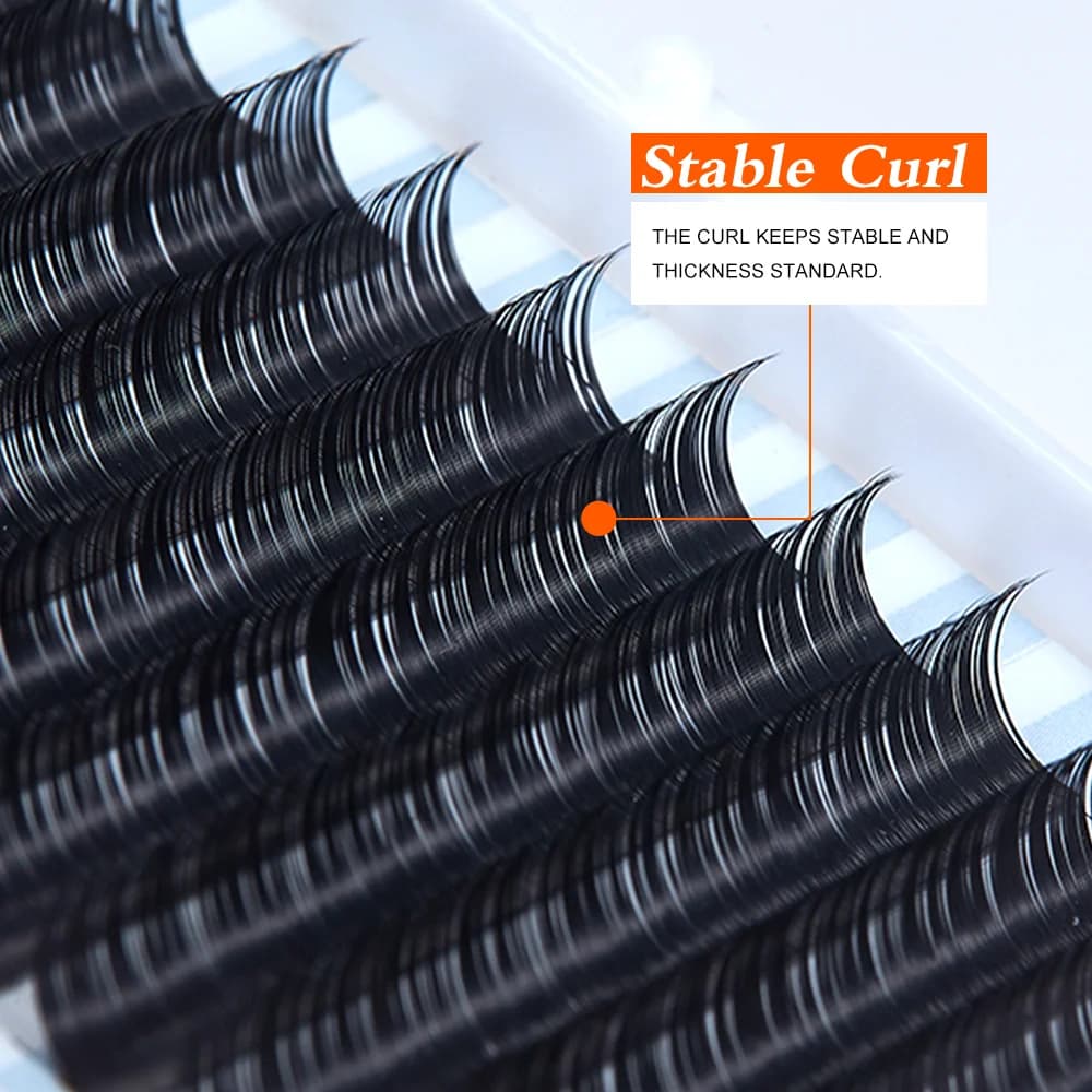 Silk Individual Eyelash Extensions for Russian Volume